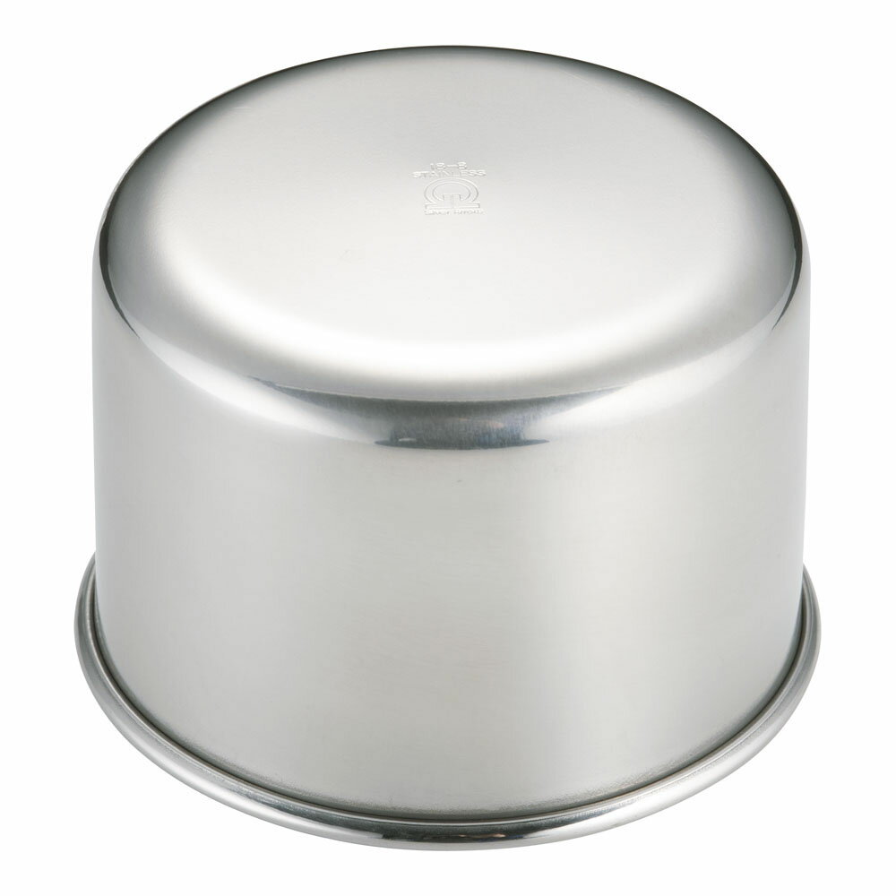 18-8筒型ボンブ 180cc 色々作れる製菓型 チョコレート プチケーキ ゼリー (1-1081-0803)