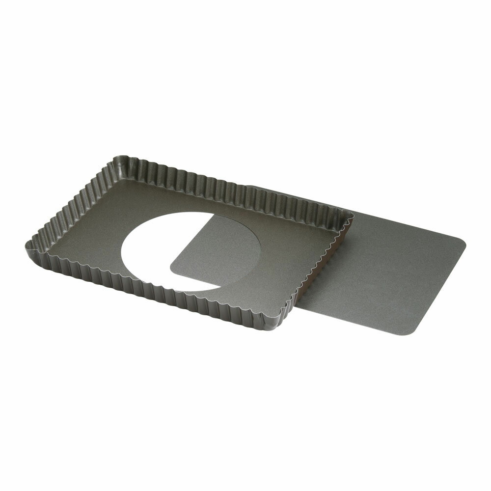 ゴーベル 角タルト 底取 225810 角型 タルト型 タルトレット型 底が取れるタイプ フッ素加工 離型性抜群 (9-1089-0201)