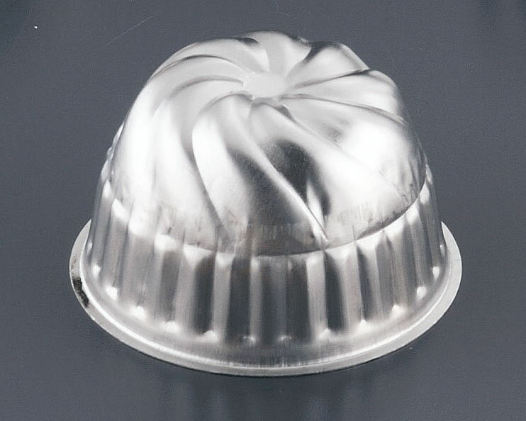 アルミ ゼリー型(中) #76 (φ76×H45mm) 製菓型 ゼリー用型 (1-1082-4301)