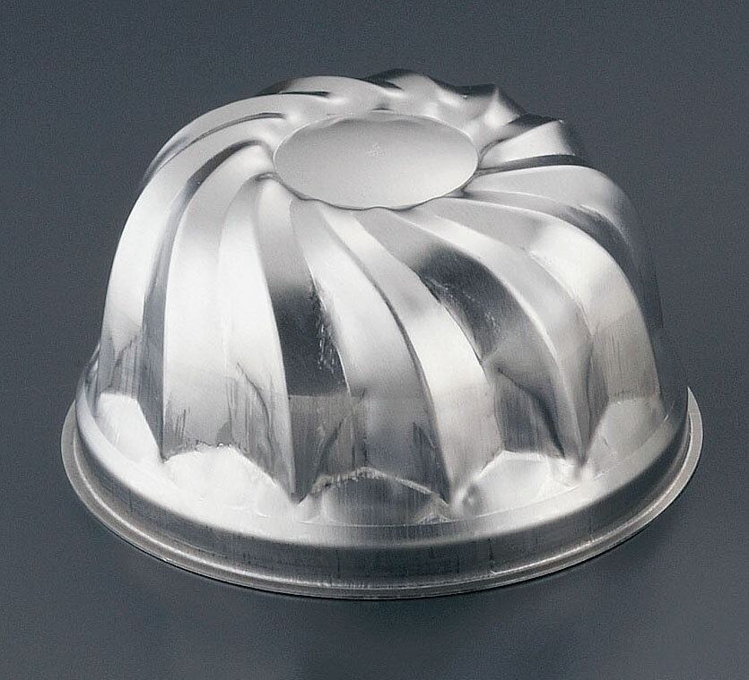 アルミ ゼリー型(大) #2 (φ145×H82mm) 製菓型 ゼリー用型 (1-1082-0101)