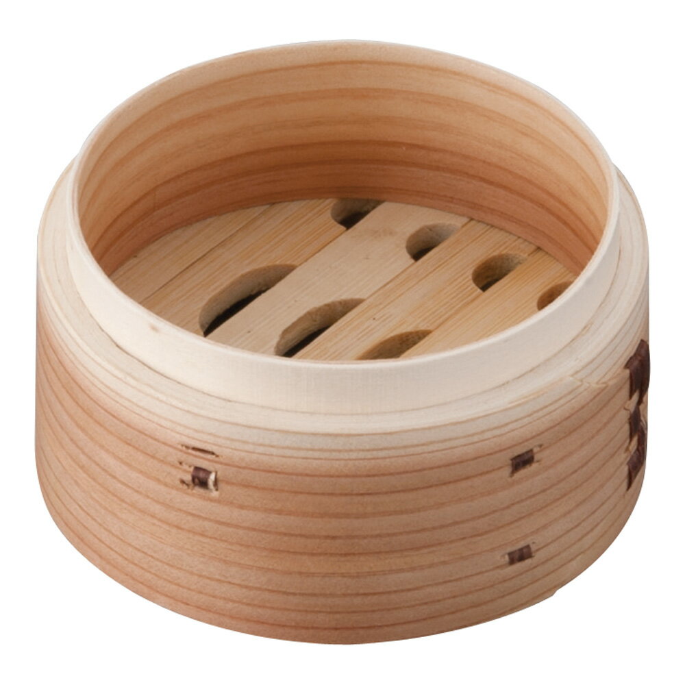 安心コート加工 杉 中華セイロ 身 10cm ※蓋別売り※ 1人用 ミニ蒸篭 せいろ 蒸し器 蒸し野菜 温野菜 蒸..