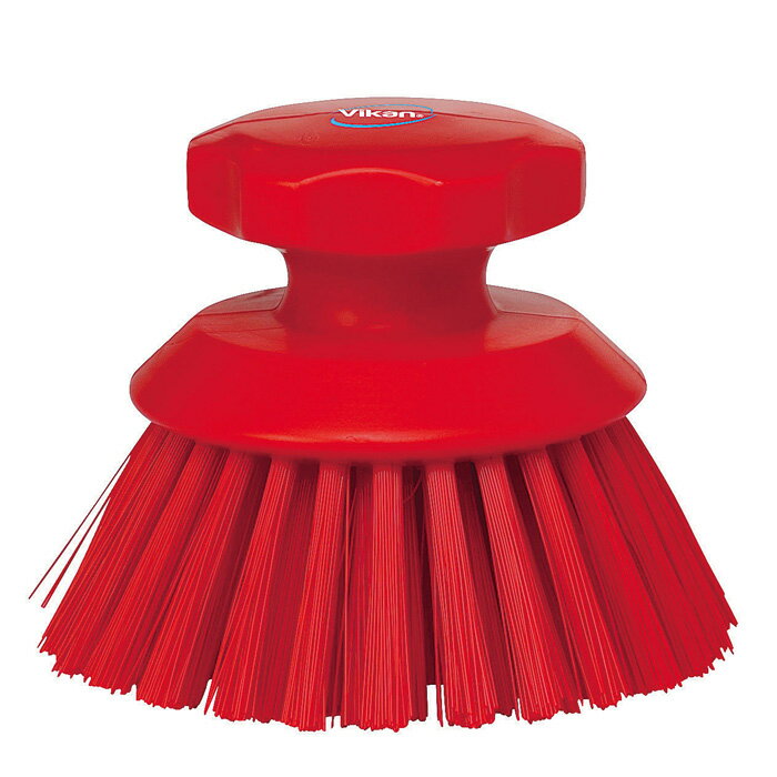 清掃用品・掃除道具 磨く・ブラシ 厨房用 ヴァイカン（Vikan）　ハンドブラシ丸　ハードタイプ　3885　..
