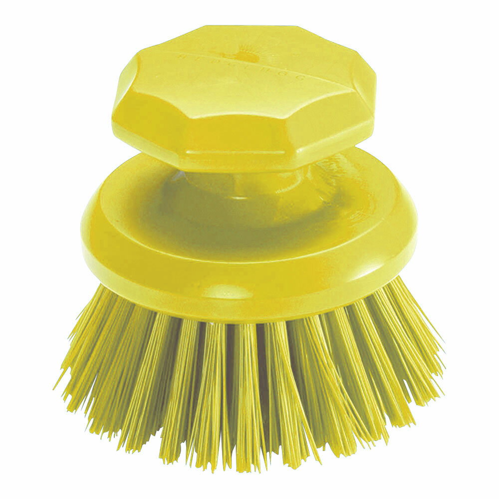 トラスト オールカラー ラウンドスクラブブラシ 1223605 イエロー 黄色 HACCP ハサップ 衛生管理 清掃 ..