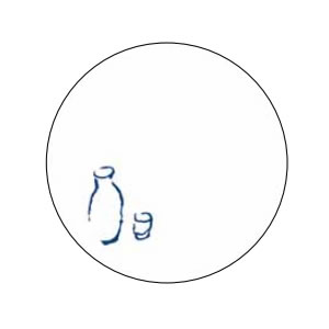 テーブルマット・ランチョンマット・紙コースター 紙コースター　とっくり　12813　(100枚入)　(1-2043..