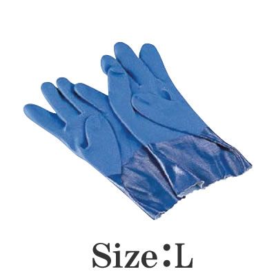 手袋 厨房用品 調理場用 作業用 ショーワ　ニトリール手袋No.750(ニトリル製)　L(1-1494-0703)