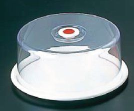 製菓用品・ケーキカバー・トレー お菓子作り・道具 33.5cm ラブリーハット　大　ホワイト(1-1164-0301)