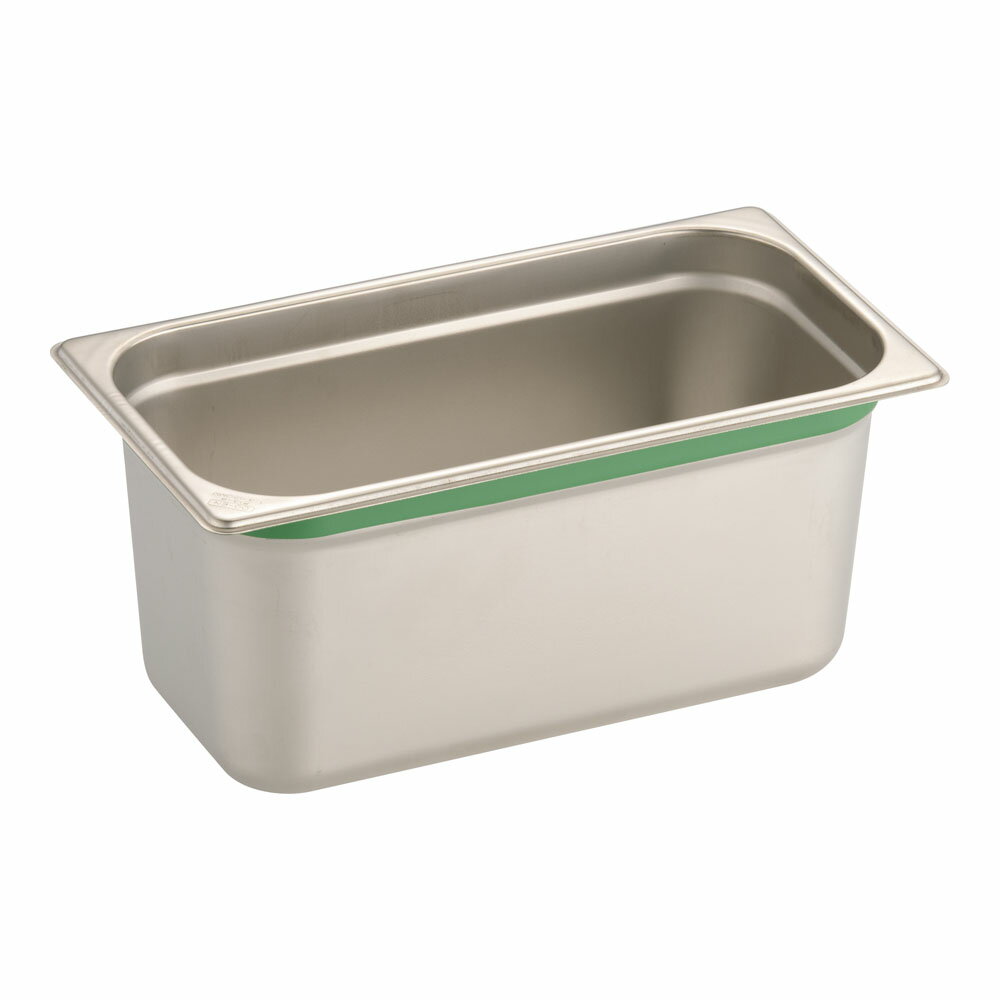 DO-EN18-8カラーラインGNパン　1/3　150mm　グリーン (9-0119-0170)