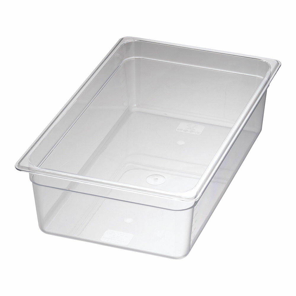 キャンブロ・フードパン 16CW　1/1　150mmクリアー 　CAMBRO 保存容器 プラスチック製 目盛り付き 食品保存 食器洗浄機対応【ISF_TKG】(9-0129-0129)