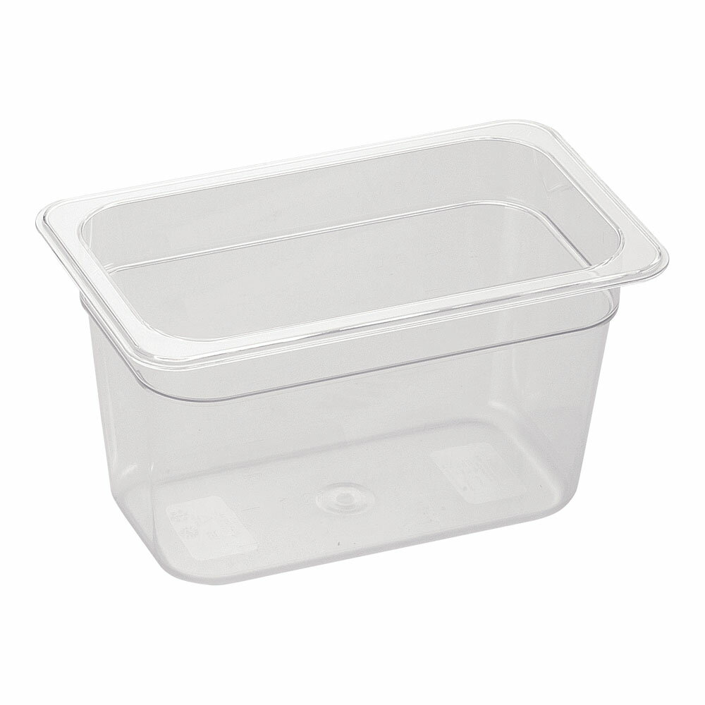 トラスト トライタン コールドフードパン　1/4×150mm　8483 　保存容器 食品保存 プラスチック製 食器洗浄機対応 耐薬品性 耐衝撃性 目盛り付き(9-0127-0116)(3)