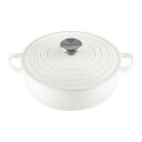 ル・クルーゼ ココット・ジャポネーズ 21052-24 コットン LE CREUSET 鋳物ホーローウェア IH対応 すき焼き 鍋物 リゾット(9-0087-...