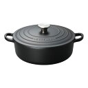 ル・クルーゼ ココット・ジャポネーズ 21052-24 Mブラック LE CREUSET 鋳物ホーローウェア IH対応 すき焼き 鍋物 リゾット(9-0087...
