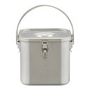 KO 19-0 角型 給食缶 27cm 業務用 ステンレス製 IH対応 100V 200V スタッキング可能 給食食缶(9-0193-0705)