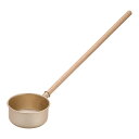 ゴールド アルマイト 水杓 8cm 柄杓 杓子 ひしゃく 給食用品(9-0202-0401)