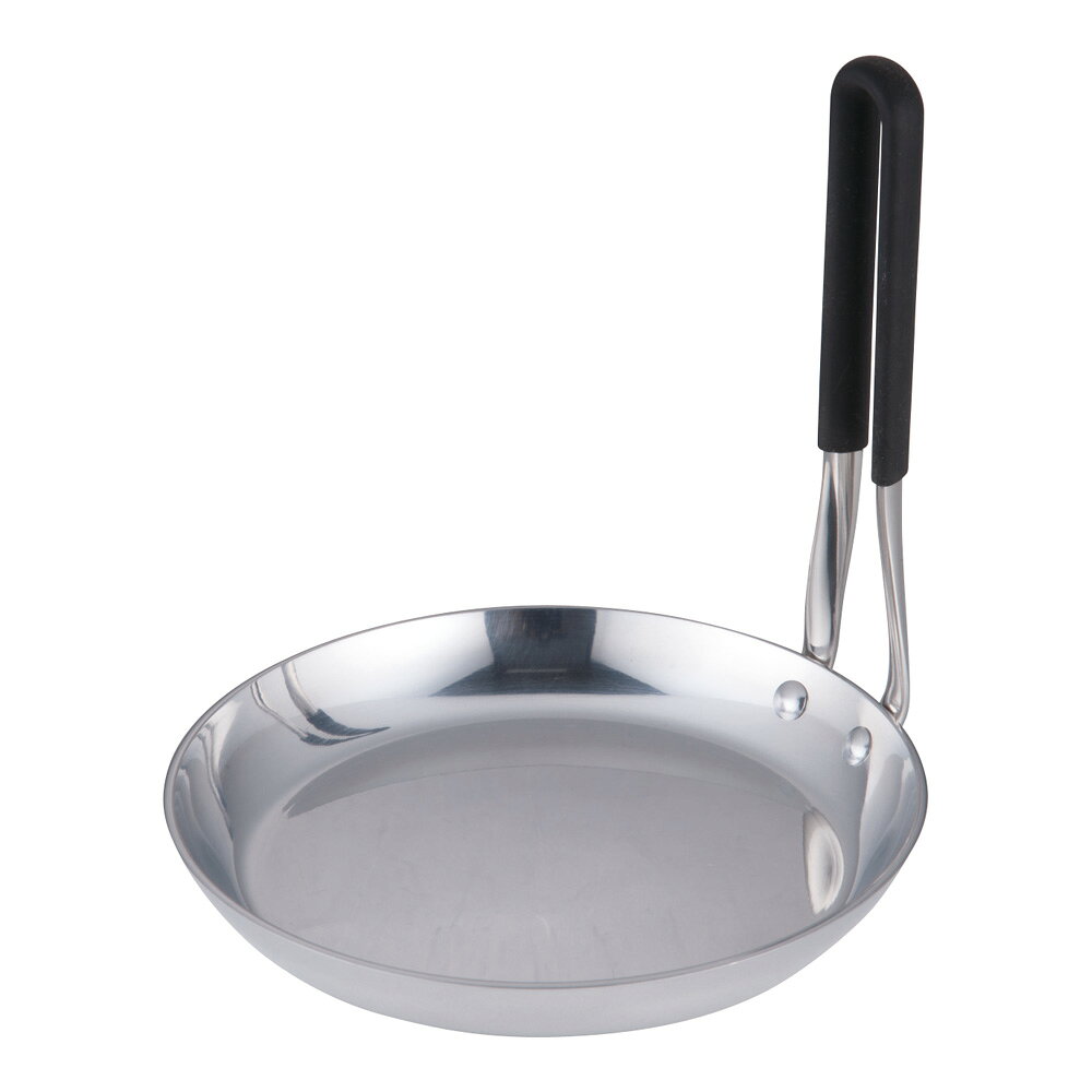 TKG共柄厚板 アルミ親子鍋　立柄　18cm 　業務用 親子丼 カツ丼 どんぶり 熱くなりにくいハンドル (9-0..