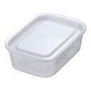 楽ちんパック 角型 クリアーホワイト 600ml(1個入) (9-0241-0304)