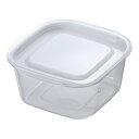 楽ちんパック スクエア クリアーホワイト 630ml(1個入) (9-0241-0203)