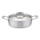 ステンレス ビタクラフト・プロ 外輪鍋 (蓋付)24cm No.0233 (9-0051-0301)
