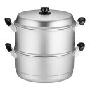 アルマイト スチームクッカー 33cm 一重 【ISF_TKG】 (9-0410-0501)