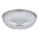 18-8 エイブル 浅型ザル 19cm(12メッシュ) 業務用 ステンレス製 ザル 水切り (9-0268-0901)