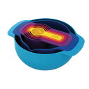 ジョゼフジョゼフ ネスト7(セブン) プラス 400380 ボールセット 片手ボール 計量スプーン プラスチック製 ポリピロピレン かわいい (9-0282-0201)