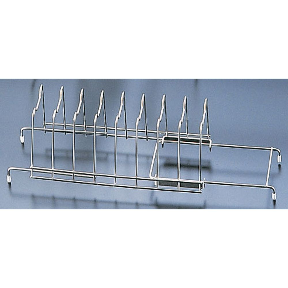 18-8クリーンバスケット用 皿立てスタンド　 業務用 ステンレス製 お皿スタンド 皿収納 (9-0268-2001)