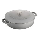ストウブ ブレイザー・ソテーパン 28cm 40511-470 グレー (9-0077-0409)