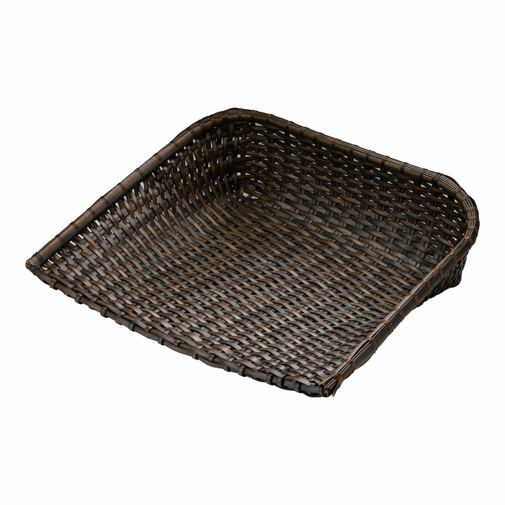 樹脂箕 茶　特大 91-051B 【ISF_TKG】(9-0286-0901)