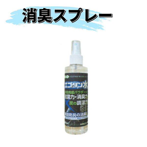 剣道 消臭スプレー エコタン水 200ml 抗菌 消臭 消臭剤 炭の力 メンテナンス用品 M-SS1