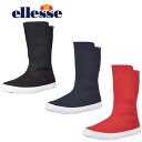 セール ELLESSE エレッセ (V-CU614W) レディース ティレニアオールウェザー レインブーツ 防水加工 ブラック ネイビー レッド