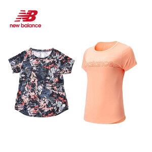 NEW BALANCE ニューバランス レディース ランニングウェア NBRC グラフィックショートスリーブ Tシャツ 吸汗速乾 NB DRY 半袖 AWT91137