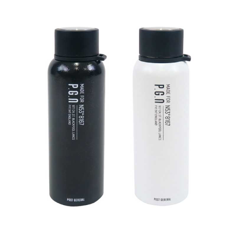 POST GENERAL ポストジェネラル DOUBLE WALL BOTTLE 520ml / ダブルウォール ボトル 520ml WHITE BLACK 982160008 アウトドア