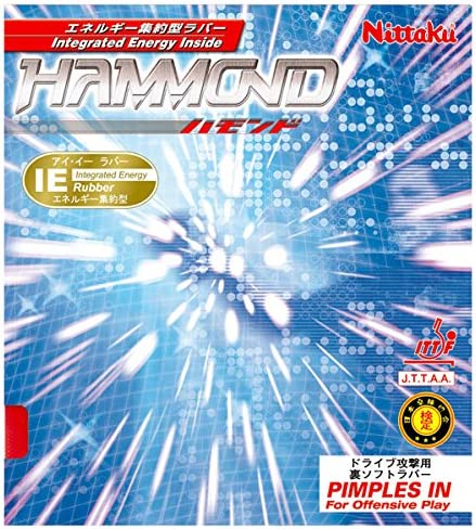 Nittaku ニッタク ( NR-8527 ) 卓球 ラバー HAMMOND ハモンド ブラック レッド 黒 赤 MIDDLE ミドル 中 Nittaku ニッタク ( NR-8527 ) 卓球 ラバー HAMMOND ハモンド ブラック レッド 黒 赤 MIDDLE ミドル 中