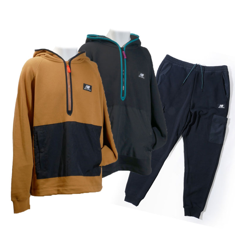 【セール】NB new balance ニューバランス 上下セット セットアップ パーカー メンズ AMT03531-AMP03511
