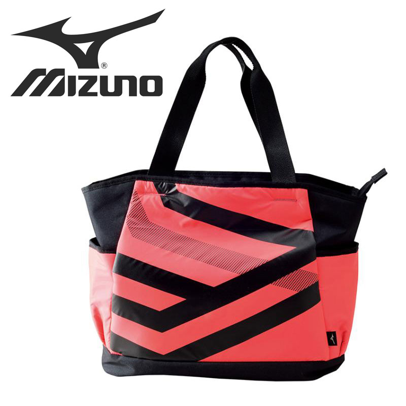 MIZUNO ミズノ トートバッグ ネイビーブラック ディーバピンク 33JS6591