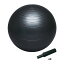 HATAS ハタ (db50p) バランスボールセイフティーポンプ付 (直径約50cm・ブラック) 腰痛予防 体幹トレーニング インナーマッスル 腹筋強化 エクササイズ ダイエット