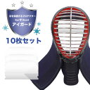 剣道 アイガード 10枚入り 目の保護 飛沫感染予防 フェイスガード 面 防具用 衛生的 お手入れ簡単(4)