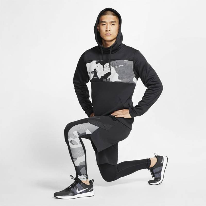 【最終セール価格!!】SALE NIKE ナイキ (BV2779-010) メンズ トレーニングパーカー 暖かい 速乾性 運動 ウォーキング スポーツウェア サーマ CMO プルオーバー フーディ ブラック×ホワイト kyoeisp-10025285 KYOEISPORTS楽天市場店 サンプル画像2