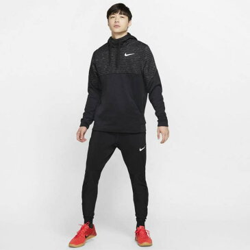 ナイキ NIKE スポーツウェア サーマ フーディ AOP 3 メンズ パーカー BV3872 ブラック×ホワイト