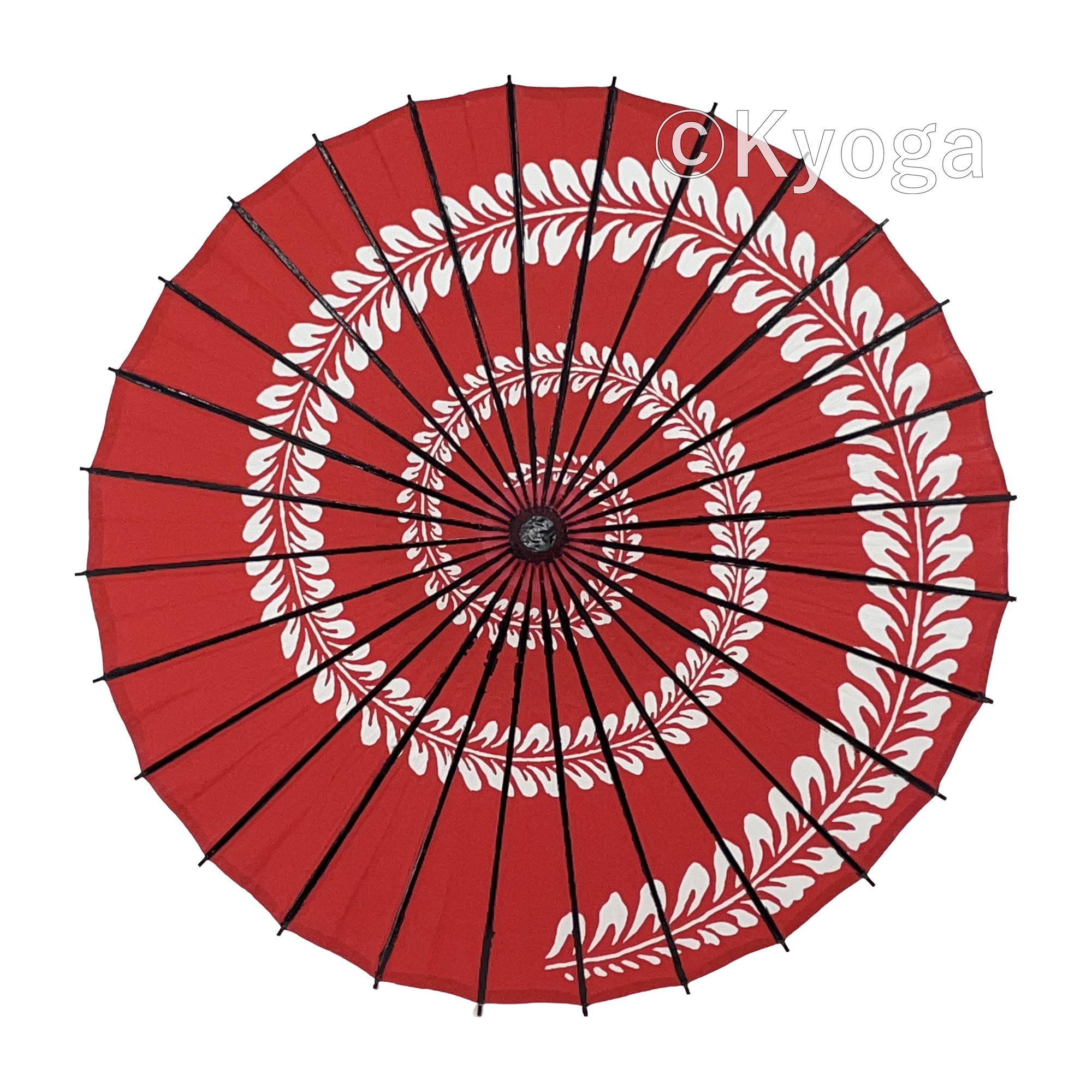 唐傘 藤渦 直径81cm 祭り よさこい 撮影 インテリア 日傘 舞踊傘