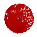 【和傘専門店 恭雅】唐傘 こども用傘 桜小路 一本棒 直径約61cm 舞踊傘 日傘 七五三 よさこい