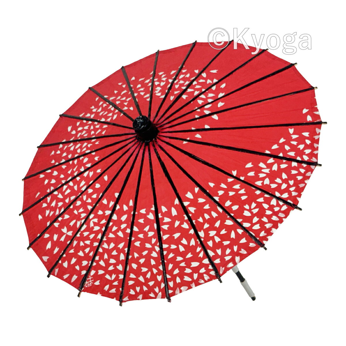 【和傘専門店 恭雅】唐傘　こども用傘　桜渦　一本棒 直径約61cm 舞踊傘 日傘 七五三 よさこい