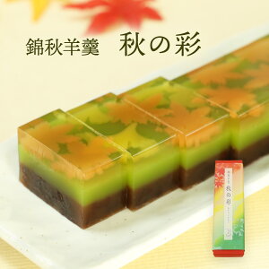 敬老の日ギフト 錦秋羊羹 秋の彩【のし紙可】