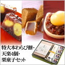 特大本わらび餅・栗最中天楽4個・栗童子セット【のし紙可】【京...