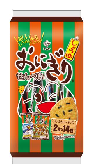 Fried - マスヤ 14袋 おにぎりせんべいファミリーパック