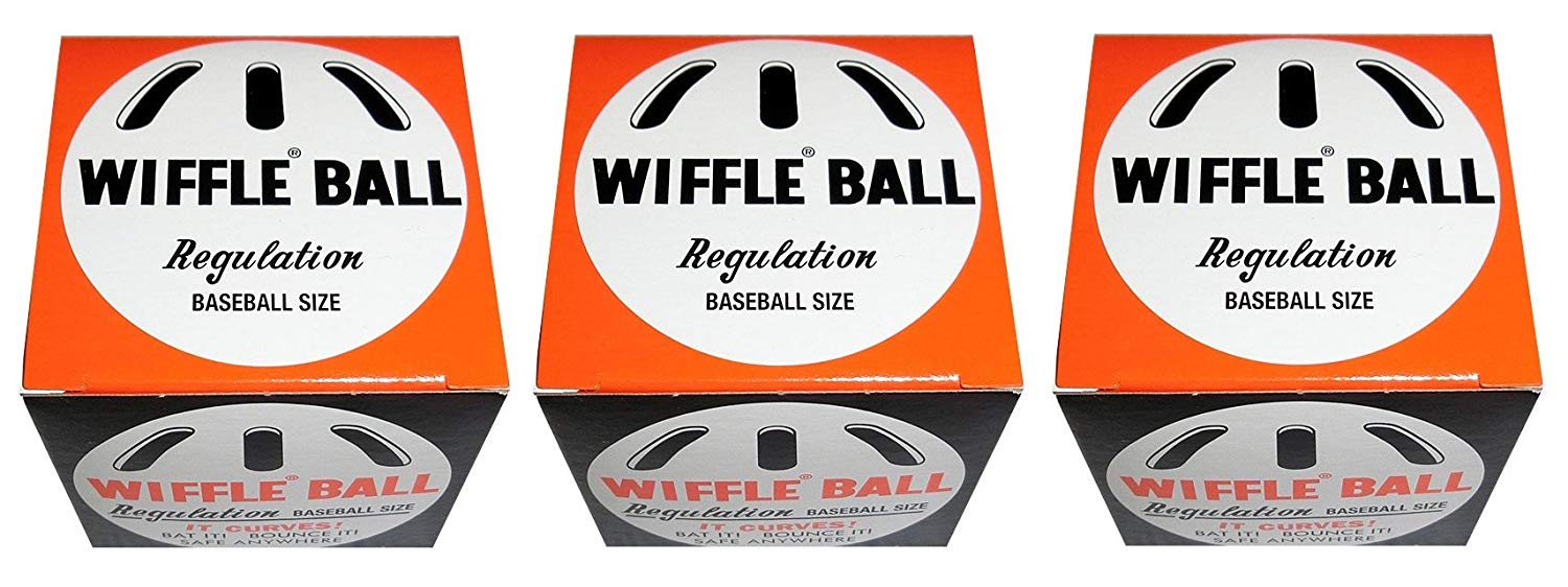 ウィッフル ベースボール 箱入り 3個セット ウィッフルボール Wiffle Ball 日本正規品