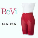 ティナプリ BeVi(ビヴィ) ロングガードル (82/3L,90/4L) [レッド] レギュラー ガードル 補正 下着 インナー ヒップアップ 下腹 大きいサイズ 太もも シェイプ 補整下着 補正下着 メーカー公式 日本製 ポイント10倍