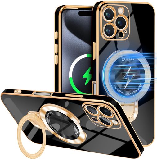 iPhone16ProMaxケースTPUMagsafe対応リング付き多機能スタンド液状シリコンiphone16promaxカバースタンド内蔵縦横両対応米軍MIL規格耐衝撃落下・すり傷防止衝撃吸収薄型超軽量