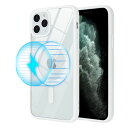 LipvinaiPhone12/12ProケースMagsafe対応米軍MIL規格クリア耐衝撃透明ヤレス充電対応スマホケース6.1インチ対応(白)