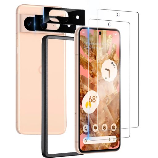 BesecouガラスフィルムGooglePixel8用2枚+カメラフィルム2枚旭硝子素材製【指紋認証対応】【ガイド枠付き】強化ガラス液晶保護9H硬度耐衝撃気泡防止高感度タッチ指紋防止防水撥油飛散防止ピ… BesecouガラスフィルムGooglePixel8用2枚+カメラフィルム2枚旭硝子素材製【指紋認証対応】【ガイド枠付き】強化ガラス液晶保護9H硬度耐衝撃気泡防止高感度タッチ指紋防止防水撥油飛散防止ピ…