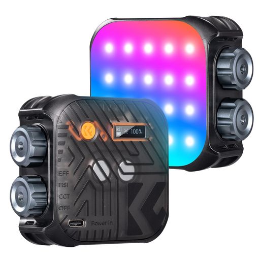 K&FCONCEPTビデオライト小型照明撮影用ライト補助照明カメラライトLEDカメラビデオライトフルカラーライトミニビデオライトRGBライト調色2500K-9900K色温度無段階調整USB充電式カメラライト持… K&FCONCEPTビデオライト小型照明撮影用ライト補助照明カメラライトLEDカメラビデオライトフルカラーライトミニビデオライトRGBライト調色2500K-9900K色温度無段階調整USB充電式カメラライト持…